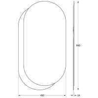 Товар: Зеркало Evoform Double 84x45 BY 0301 на стеклянном основании - цвет Бронза - фото 4 Зеркало Evoform Double 84x45 BY 0301 на стеклянном основании - цвет Бронза — фото 4, Мебель для ванной