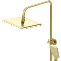 Душевая система Grossman Cosmo 500.K35.02.320 Золото брашированное — фото 4, Душевые стойки