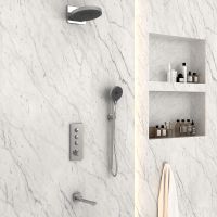 Товар: Душевая система Vincea Inspire VSFW-433TI1CH с термостатом Хром - фото 3 Душевая система Vincea Inspire VSFW-433TI1CH с термостатом Хром — фото 3, Душевое оборудование. Душевая программа