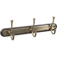 Вешалка для полотенец Grampus Alfa GR-9505-3 Бронза — фото 1, Крючки для полотенец