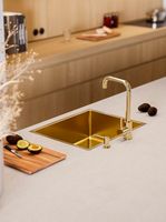 Товар: Кухонная мойка Alveus Kombino 50 Monarch Gold SAT-90 540x440x195 F/S 1120902 Золото - фото 7 Кухонная мойка Alveus Kombino 50 Monarch Gold SAT-90 540x440x195 F/S 1120902 Золото — фото 7, Кухонные мойки