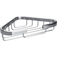 Полка корзина Bemeta Cytro 106308172 угловая Хром — фото 1, Полки для ванной и душа