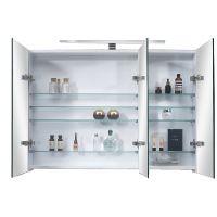 Товар: Зеркальный шкаф Orans BC-4023W 100 40231000w с подсветкой Белый глянец - фото 2 Зеркальный шкаф Orans BC-4023W 100 40231000w с подсветкой Белый глянец — фото 2, Мебель для ванной