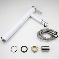 Смеситель для раковины Frap H52 F1052-15 Белый Хром — фото 6, Смесители