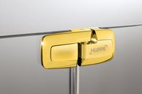 Душевая дверь в нишу Huppe MS 138 MT0059.W02.352 Профиль белый, фурнитура золото, стекло прозрачное, правая — фото 2, Душевые двери в нишу