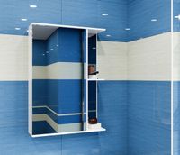 Зеркальный шкаф Mixline Стандарт 50 L 525513 Белый — фото 2, Зеркальные шкафы в ванную