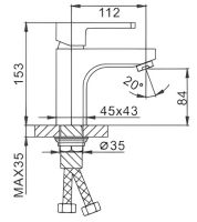 Товар: Смеситель для раковины Frap H64 F1064 Хром - фото 11 Смеситель для раковины Frap H64 F1064 Хром — фото 11, Смесители