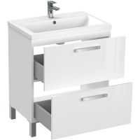 Тумба под раковину Cersanit Melar 70 64129 подвесная Белая — фото 6, Мебель для ванной