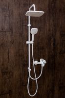 Душевая система Orange O-Shower OW04w Белый глянец — фото 4, Душевое оборудование. Душевая программа