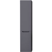 Шкаф пенал Jorno Wood 33 Wood.04.150/P/GR подвесной Серый — фото 1, Пеналы для ванной комнаты