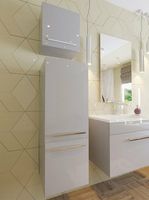 Шкаф пенал Эстет Elin 35 L ФР-00003353 подвесной Белый — фото 2, Пеналы для ванной комнаты