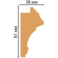 Багет Decomaster 228-566 2900x81x38 мм — фото 2, Багеты