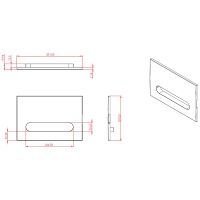 Клавиша смыва Allen Brau Project Color 9.2PR01.GD Золото — фото 5, Кнопки смыва