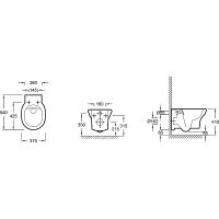 Товар: Унитаз Jacob Delafon Cleo 1889 EDZ102-0 подвесной без сиденья - фото 6 Унитаз Jacob Delafon Cleo 1889 EDZ102-0 подвесной без сиденья — фото 6, Подвесные унитазы