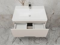 Тумба под раковину Style Line Матис 70 ЛС-00002309 подвесная Крем — фото 4, Мебель для ванной