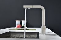 Смеситель для кухни Paulmark Serpentine Se213222-BE Бежевый — фото 7, Смесители