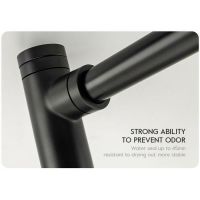 Сифон для раковины Frap F82-7 Черный матовый — фото 5, Сифоны для раковины