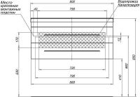 Тумба с раковиной Aquanet Нота 90 212856 подвесная Белая — фото 10, Тумбы с раковиной
