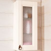 Подвесной шкаф Бриклаер Кантри 30 4627125413636 Бежевый дуб прованс — фото 1, Мебель для ванной