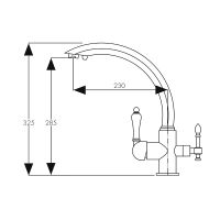 Товар: Смеситель для кухни Kaiser Vincent 31244-10 Белый - фото 7 Смеситель для кухни Kaiser Vincent 31244-10 Белый — фото 7, Смесители