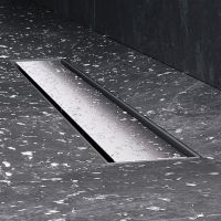 Душевой лоток AM.PM MasterFlow 50 W01SC-U11-050-04SB с решеткой Хром матовый / под плитку Tile — фото 9, Душевые лотки