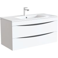 Тумба под раковину Iddis Cloud 100 CLO10W1i95 подвесная Белый — фото 1, Тумбы под раковину