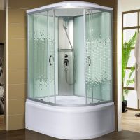 Душевая кабина Мономах XL 110x80x44 МЗ L 10000012119 без гидромассажа — фото 1, Душевые кабины