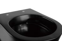 Унитаз Abber Bequem AC1103MB подвесной Черный матовый с сиденьем Микролифт — фото 4, Подвесные унитазы