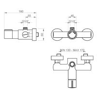 Товар: Смеситель для душа Nofer 07270M.B Хром - фото 2 Смеситель для душа Nofer 07270M.B Хром — фото 2, Смеситель для душа