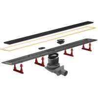 Товар: Душевой лоток Pestan Confluo Premium Line 850 Black Glass Gold 13100118 с решеткой Черный глянцевый Золото глянцевое - фото 2 Душевой лоток Pestan Confluo Premium Line 850 Black Glass Gold 13100118 с решеткой Черный глянцевый Золото глянцевое — фото 2, Душевые лотки