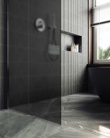 Товар: Душевая перегородка Maybah Glass MGD-704-5ш 690x1950 в широком профиле Хром матовый стекло графитовое матовое - фото 6 Душевая перегородка Maybah Glass MGD-704-5ш 690x1950 в широком профиле Хром матовый стекло графитовое матовое — фото 6, Душевые перегородки