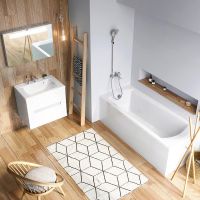 Акриловая ванна Ravak Domino ‎Plus 150x70 без гидромассажа арт-C641R00000 — фото 4, Акриловые ванны