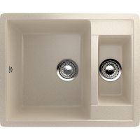 Кухонная мойка Ulgran Classic U-106-328 Бежевая — фото 1, Кухонные мойки