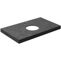 Столешница под раковину Kerama Marazzi Canaletto Роверелла 80 CN80.DL501320R Серая темная матовая — фото 1, Столешницы под раковину