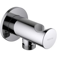 Шланговое подключение Aquatek AQ2464CR Хром — фото 1, Шланговые подключения