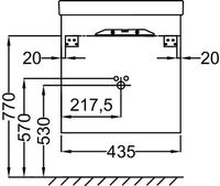 Тумба под раковину Jacob Delafon Replay 45 EB1175G-G1C подвесная Белая глянцевая — фото 3, Тумбы под раковину