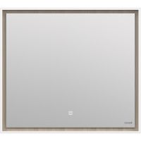 Зеркало Cersanit Louna 80 SP-LU-LOU80-Os с подсветкой Белое с сенсорным выключателем — фото 1, Зеркала в ванную комнату