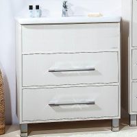 Тумба под раковину Бриклаер Чили 70 4627125415005 Светлая лиственница — фото 1, Мебель для ванной