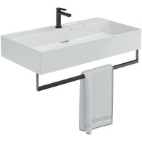 Товар: Раковина Kerama Marazzi Logica 90 LO.wb.90.1 Белая глянцевая - фото 3 Раковина Kerama Marazzi Logica 90 LO.wb.90.1 Белая глянцевая — фото 3, Раковины подвесные