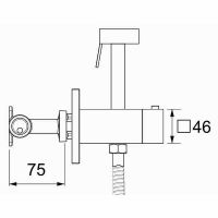 Товар: Гигиенический душ со смесителем Gappo G7207-40 с термостатом Хром - фото 10 Гигиенический душ со смесителем Gappo G7207-40 с термостатом Хром — фото 10, Гигиенические души