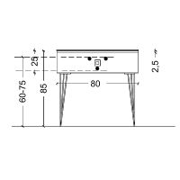 Товар: Тумба под раковину Boheme Armadi Art Lucido 80 770-080-Foil подвесная Поталь - фото 5 Тумба под раковину Boheme Armadi Art Lucido 80 770-080-Foil подвесная Поталь — фото 5, Мебель для ванной