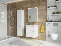 Товар: Зеркальный шкаф STWORKI Монтре 60 Мон.03.60/W с подсветкой Белый - фото 5 Зеркальный шкаф STWORKI Монтре 60 Мон.03.60/W с подсветкой Белый — фото 5, Зеркальные шкафы в ванную