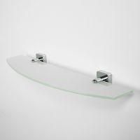 Товар: Стеклянная полка WasserKRAFT Lippe K-6524 Хром - фото 2 Стеклянная полка WasserKRAFT Lippe K-6524 Хром — фото 2, Полки для ванной и душа