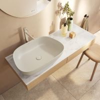 Раковина-чаша Vitra Outline Recycled 63 7993B066-0016 Матовый тауп — фото 3, Раковины накладные