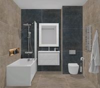 Керамогранит Pamesa Ceramica Argile Graphite 035.804.0294.07807 90х90 см — фото 2, Керамогранит
