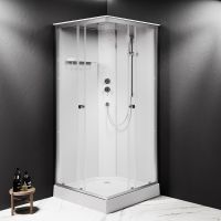 Товар: Душевая кабина AM.PM X-Joy 90х90 W94C-403-090MT без гидромассажа - фото 3 Душевая кабина AM.PM X-Joy 90х90 W94C-403-090MT без гидромассажа — фото 3, Душевые кабины