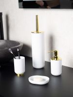 Ершик для унитаза Ridder Alba 2015441 Золото Белый — фото 2, Ершики для унитаза