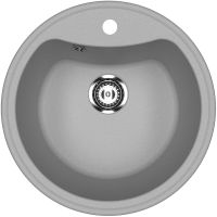 Кухонная мойка Ulgran Classic U-601-342 Графит — фото 1, Кухонные мойки