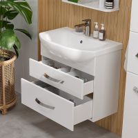 Тумба под раковину Volna Onda 70.2Y tpONDA70.2Y-01 подвесная Белая — фото 3, Тумбы под раковину