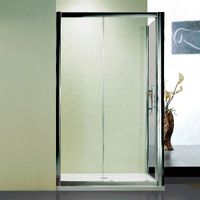 Душевой уголок WeltWasser WW200 US22 120x80 10000001232 профиль Хром стекло прозрачное — фото 1, Прямоугольные душевые уголки